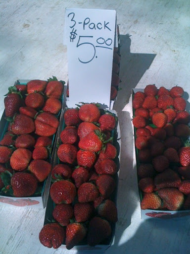 Ruby red strawberries Ruby red strawberries