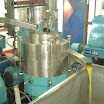 De centrifuge scheidt het water van de olie