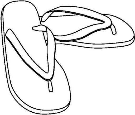Dibujos De Chanclas Para Colorear Imagui Dibujos De Chanclas Para Colorear Imagui