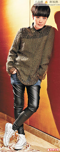 何韻詩覺得自己甚具喜劇天份，所以認為拍喜劇難度不大。　攝影：陳志嵐