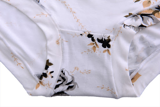 Bamboo Fiber Panties Flowered Low Waist Women's Underwear Briefs Knickers