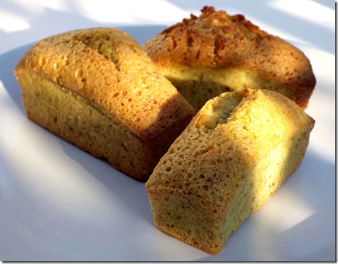 Pistachio Lemon and Rapeseed Oil Financiers