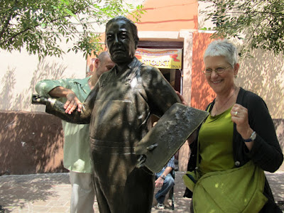 Diego Rivera with Karen and Hugo