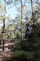 David on the Nepalese bridge