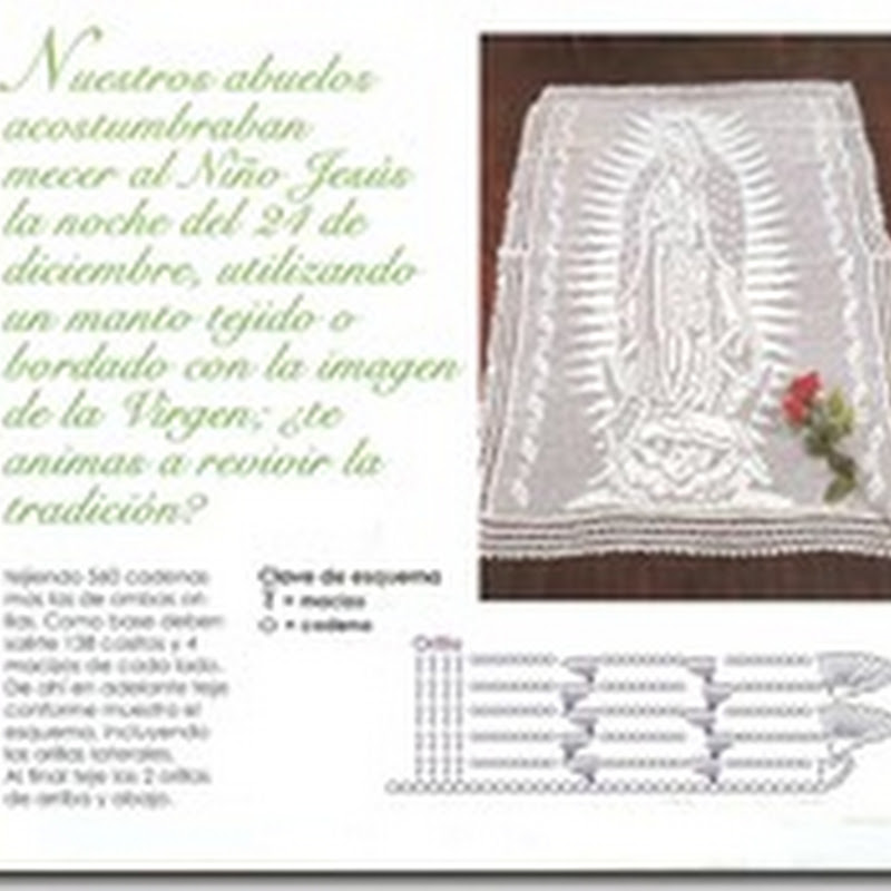 virgen de Guadalupe a crochet