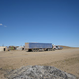 Mongolian truck stop