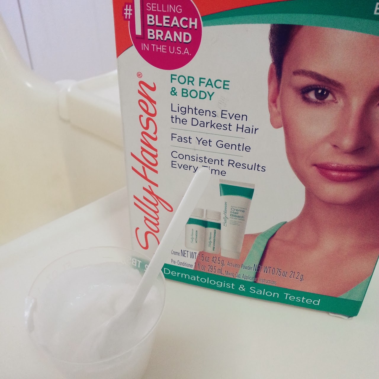 Jenneileen Sally Hansen Hair Bleach For Face Body
