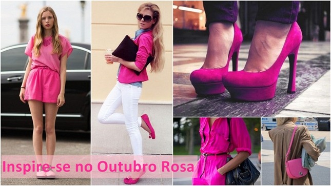 Entre na moda da campanha OUTUBRO ROSA. Confira uma seleção de peças e looks inspiradores. outubro-rosa-looks-moda-feminina