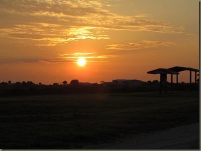 sunrise over Kissimmmee Prairie