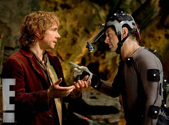 Két új Hobbit fotó Andy Serkisszel és Martin Freemannel a főszerepben 01