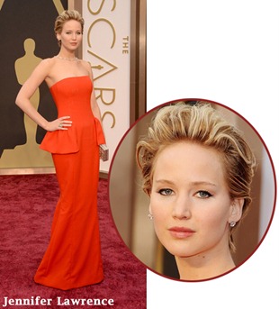 Jennifer Lawrence at the 2014 Oscars Jennifer Lawrence at the 2014 Oscars