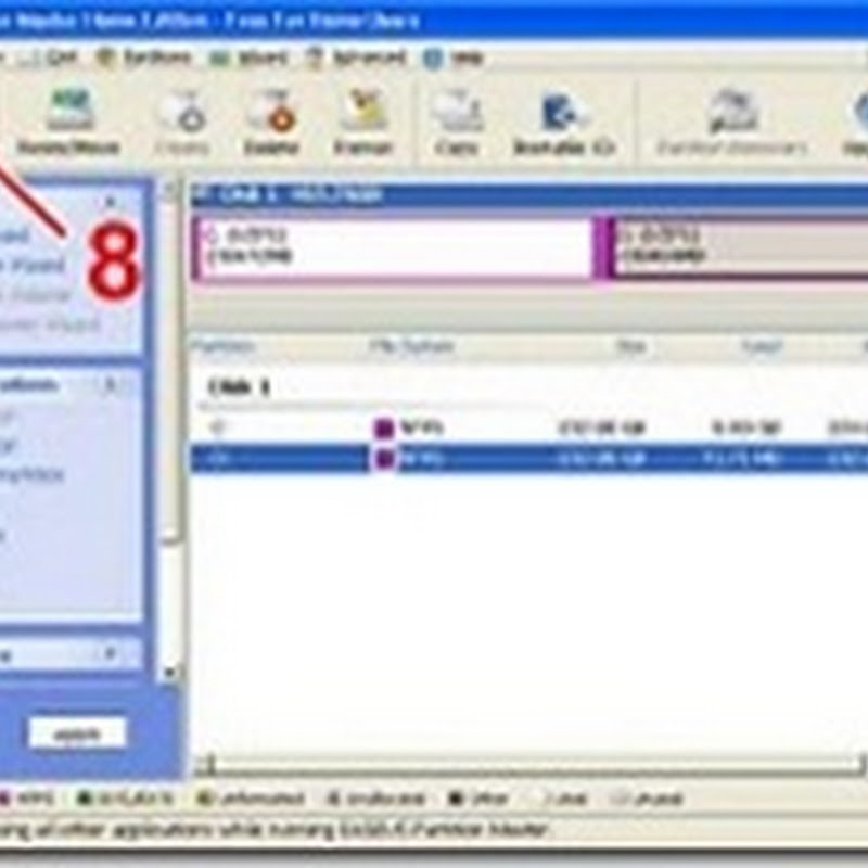 Cara Mudah Membagi Partisi Hardisk Windows XP, Vista, Seven..!