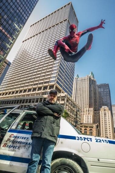 The Amazing Spider-Man 2 Park Avenue Stand-Off Set Photos 01