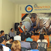 Wilmer Cárdenas, subdirector de Juventudes Durán, dio la bienvenida  a los asistentes.jpg