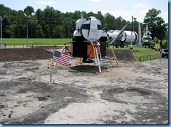 8518 U.S. Space and Rocket Center - Huntsville, Alabama - Lunar Lander in a moon crater