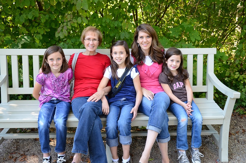 Grandma and girls Grandma and girls