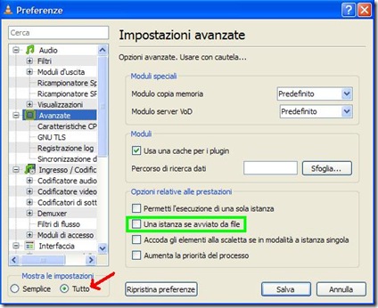 Aprire video in più finestre con VLC Aprire video in più finestre con VLC