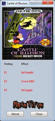 Castle of Illusion Starring Mickey Mouse v1.0  3 Trainer