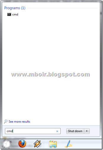 Open cmd