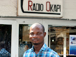 Laurel Kankole, Journaliste au journal Forum des As invité de l'émission Dialogue entre Congolais le 17/02/2012. Radio Okapi/Ph. Aimé-NZINGA