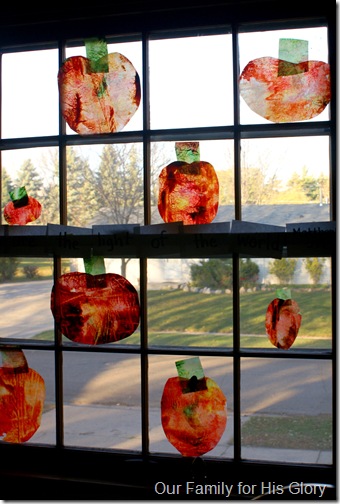 pumpkins shining