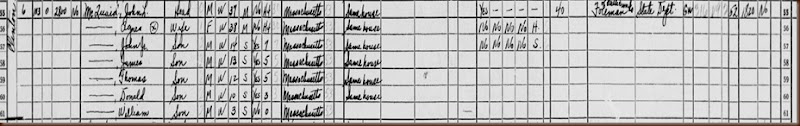1940 John L McQuaid Census Crop