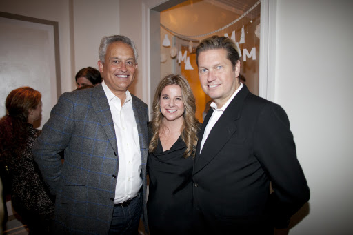 Mark and James with Elizabeth Graves, editor in chief of Martha Stewart Weddings