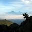 Sumbing and Sindoro in the morning