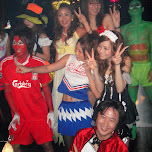 giant SEF halloween group photo with marie, rena & mana in Roppongi, Japan 