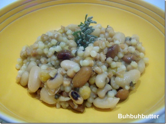 Zuppa di farro, ceci e fagioli 2