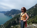 Positano, our destination is over the next mountain.