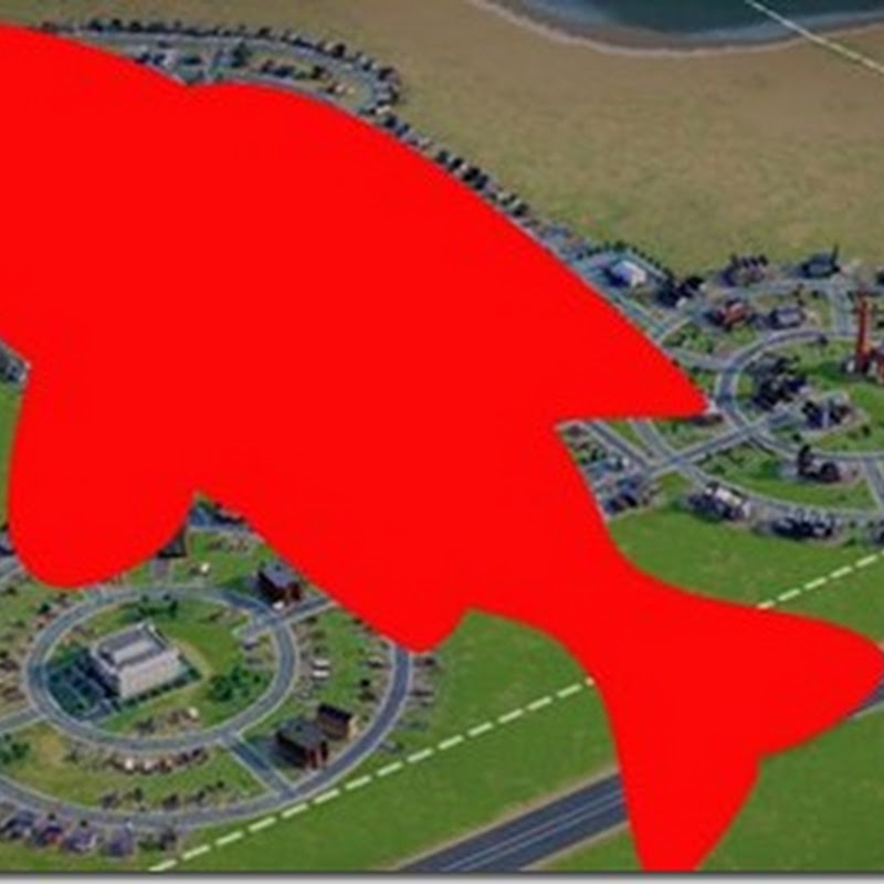 Da SimCity nun auch Straßen mit Kurven hat, kann es endlich auch dies geben…