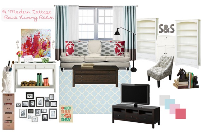 moderncottagelivingroommoodboard