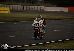 ASBK Queensland Raceway. Saturday qualifying and races.  2012 Round 3 - Support categories