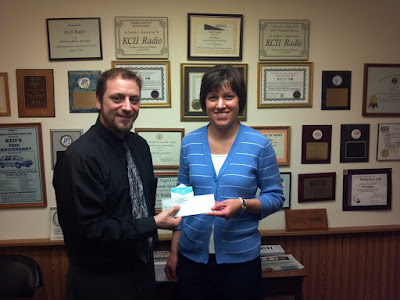 KCII's General Manager Joe Nichols with Alicia Pacha from Brighton KCII's General Manager Joe Nichols with Alicia Pacha from Brighton
