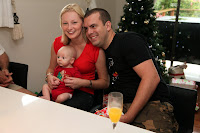Oscar with Aunty Susan and Uncle Jason
