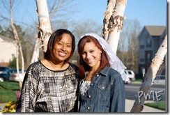 Aubrey and I her bridal shower