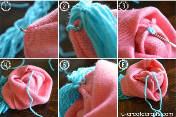 DIY Yarn Wig Tutorial 6