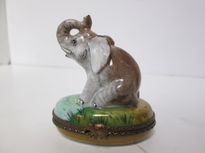 Limoges Elephant Trincket Box 