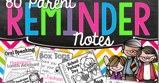 Parent Reminders Updated {Making Your Life Easy} | Teacher to the Core