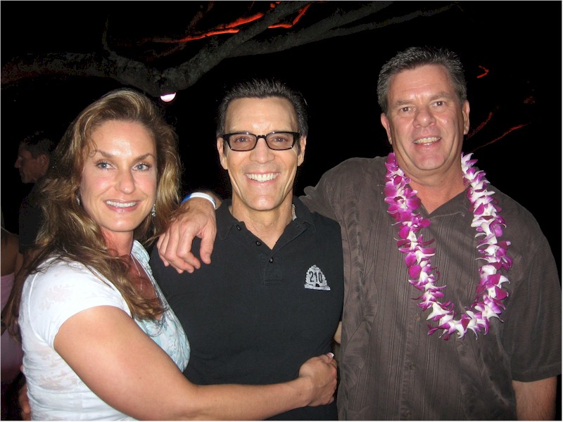 Tony Horton Angie And Blake Warrington, Tony Horton