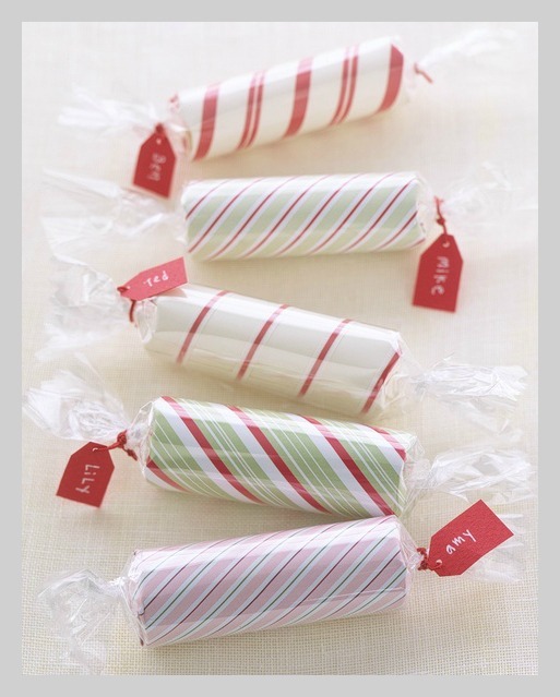 quarter candy rolls stocking stuffer at Martha Stewart