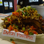 dutch poutine at the CNE in Toronto in Toronto, Canada 