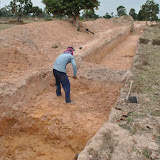 Connecting two sections of the canal.