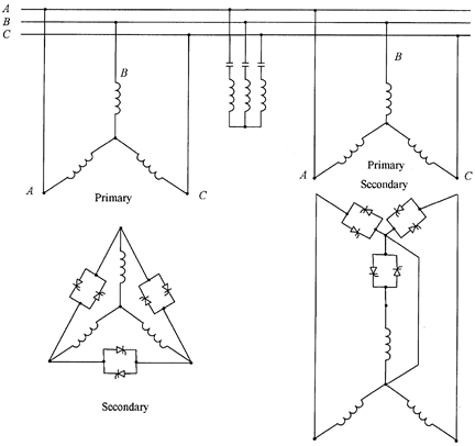 arrangements of thyristor-controlled transformer compensator