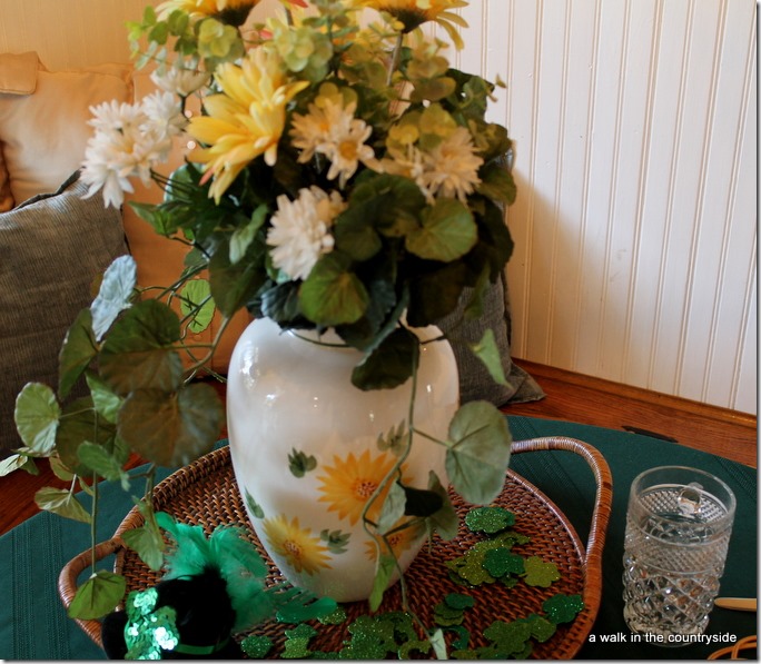 st patrick's day table