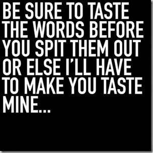 taste your words