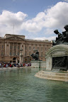 In front of Buckingham Palace