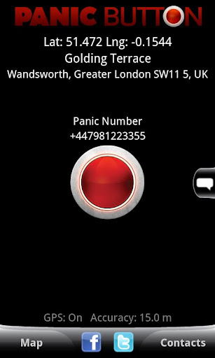 Red Panic Button