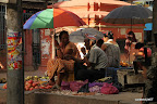 Selling vegetables